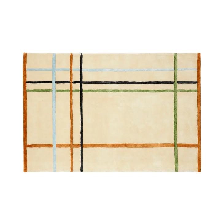 Teppich gemustert 120 x 180 cm, bunt von Hübsch Interior