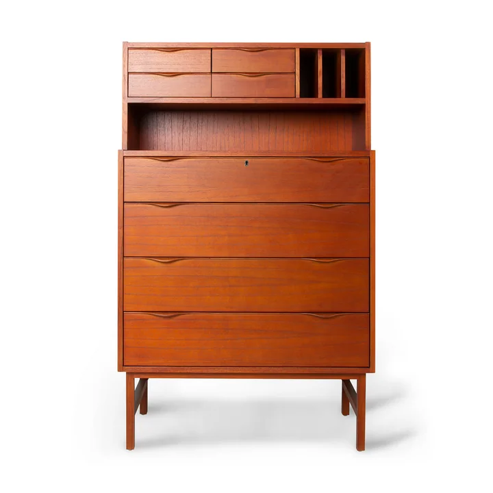 Wooden Sekretär von HKliving in der Farbe brown stained