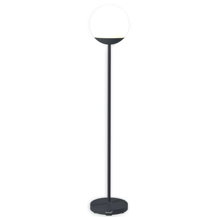 Die MOOON! Akku LED-Stehleuchte von Fermob, H 134 cm, anthrazit