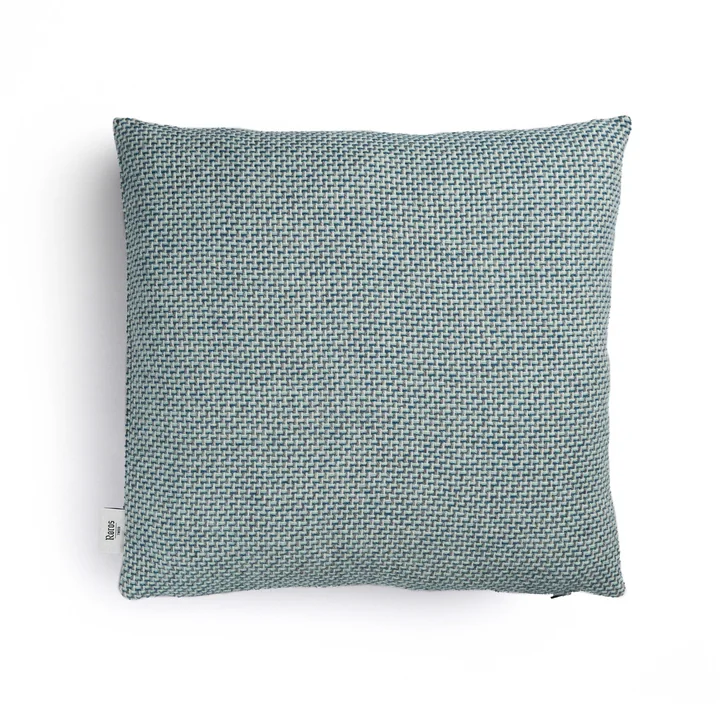 Una Kissen 50 x 50 cm von Røros Tweed in blau