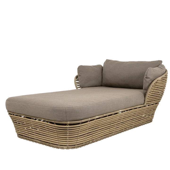 Basket Outdoor Daybed von Cane-line in der Ausführung natur