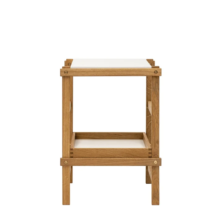 Frame Regal small, 42,2 x 39 x 58 cm, Eiche / weiß von Design House Stockholm