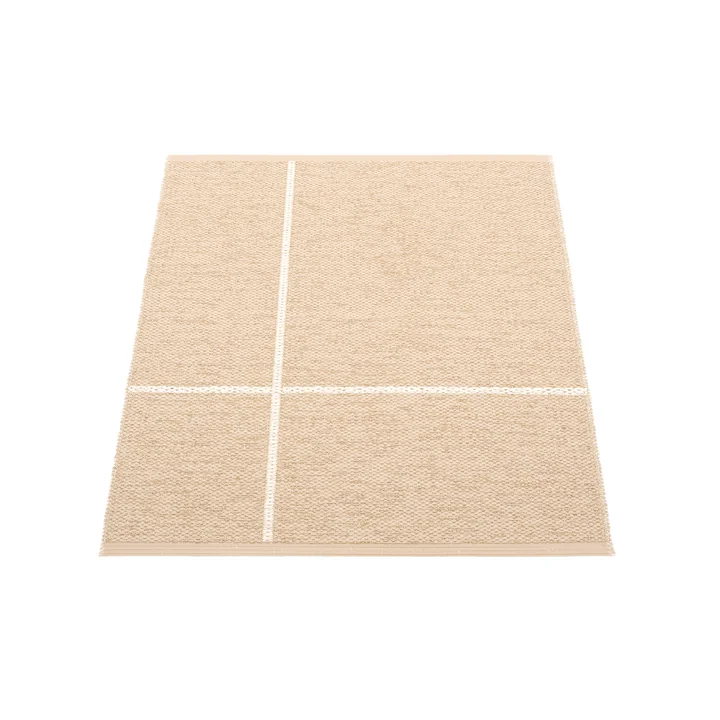 Fred Wendeteppich, 70 x 90 cm, beige / vanilla von Pappelina