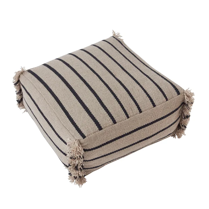 Lina Pouf recycled 62 x 62 cm von OYOY in clay