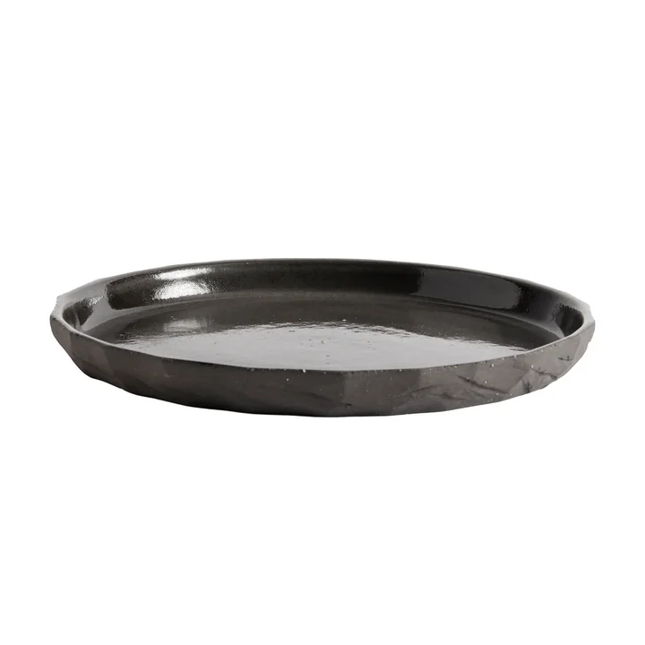 Kuri Teller, 2 tlg., Ø 26 cm, stone von Muubs