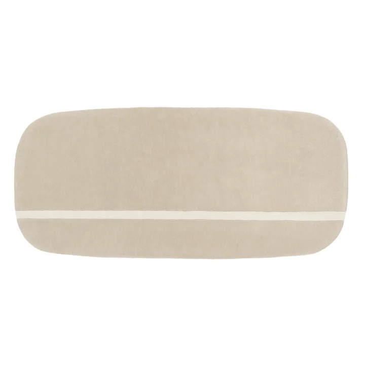 Oona Teppich von Normann Copenhagen in der Farbe sand