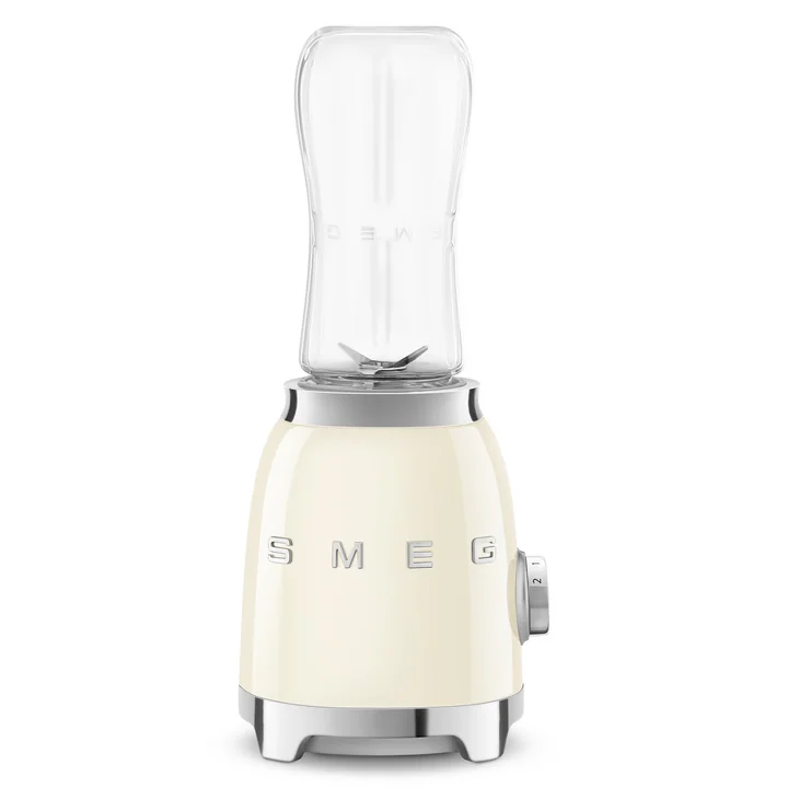 50's Style Mini-Standmixer PBF01 von Smeg in die Farbe creme