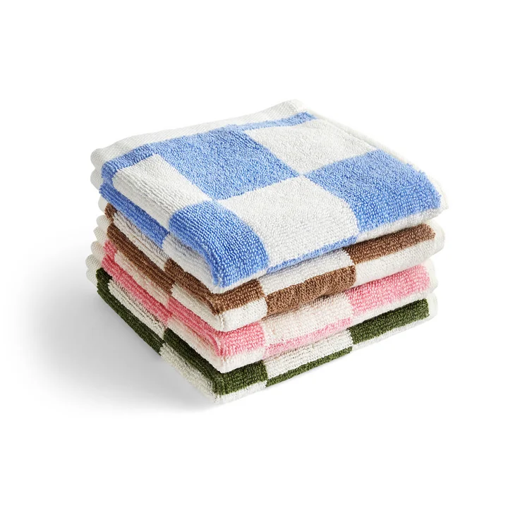 Check Waschlappen, 30 x 30 cm von HAY