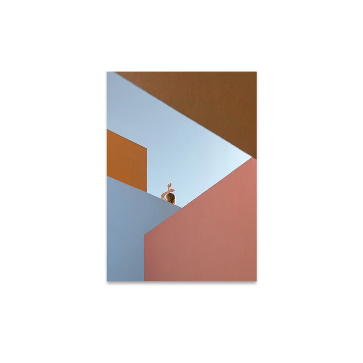 Angular Afternoon Poster, 30 x 40 cm von Paper Collective