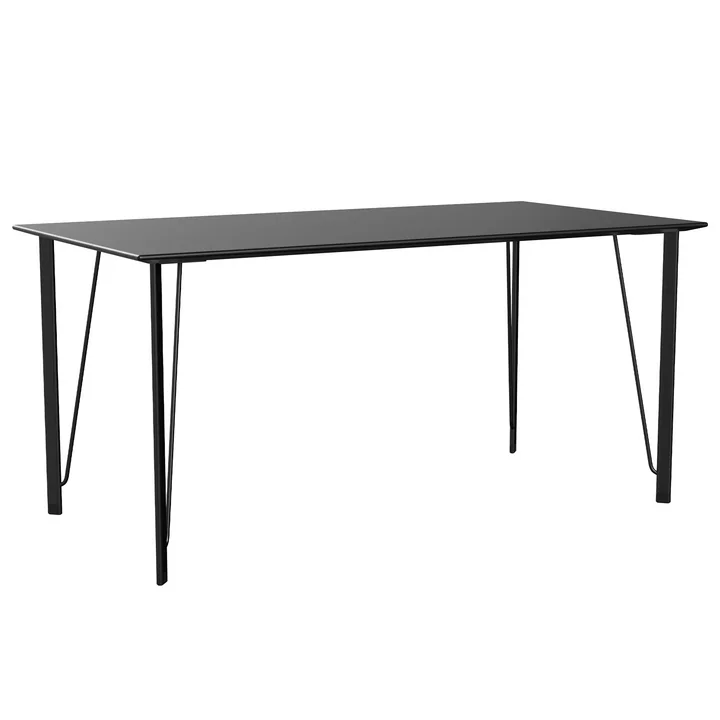 FH3605™ Schreibtisch, schwarz / Esche schwarz lackiert von Fritz Hansen
