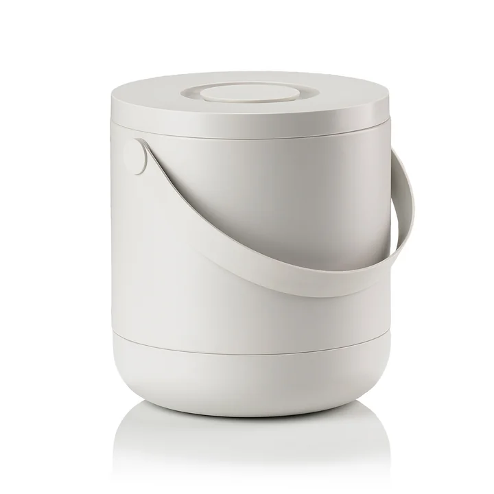 Circular Mülleimer, 15 l., warm grey von Zone Denmark