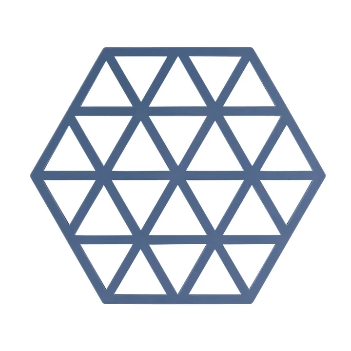 Triangle Untersetzer, 16 x 14 cm, denim von Zone Denmark