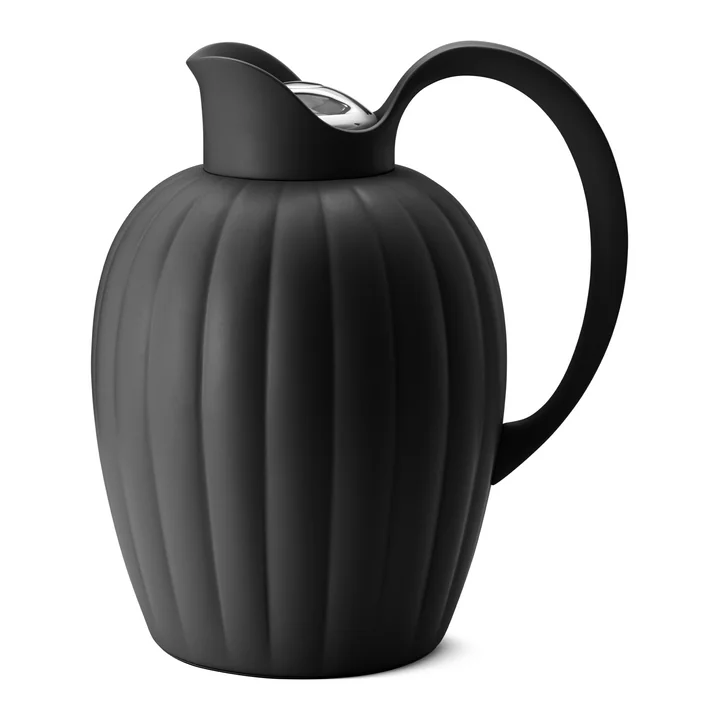 Bernadotte Thermoskanne, midnight black von Georg Jensen