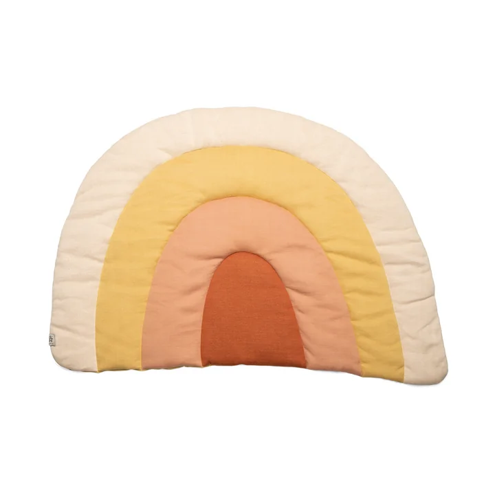 Spieldecke Regenbogen von Sebra in der Ausführung sunset rose