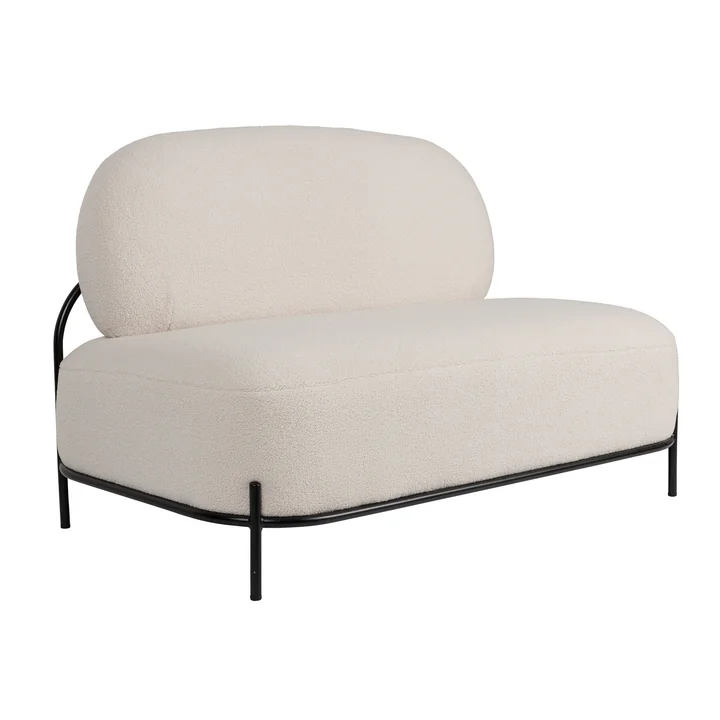 Hatuma Sofa von Livingstone in der Ausführung schwarz / beige