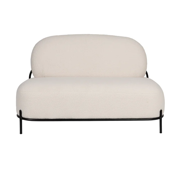 Hatuma Sofa von Livingstone in der Ausführung schwarz / beige