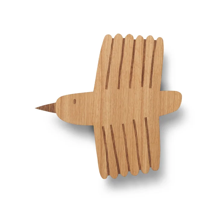 Bird Kinder Wandleuchte, oiled oak von Ferm Living