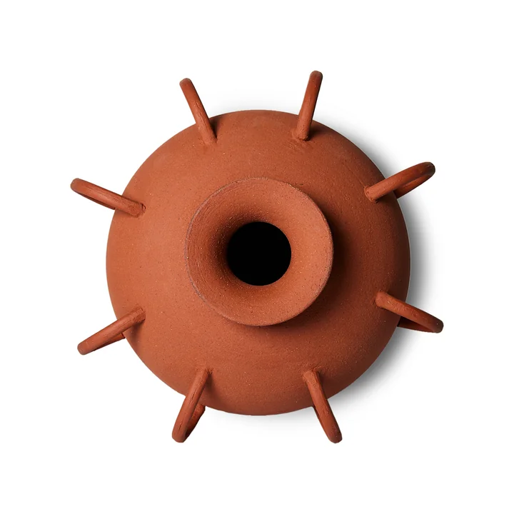 Objects Terracotta Vase mit Henkel, natural terracotta von HKliving