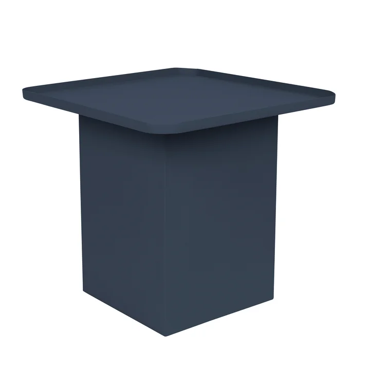 Shade Beistelltisch von Livingstone in der Ausführung blau