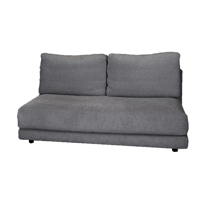 Scale Sofa 2-Sitzer Sofamodul, dunkelgrau (Cane-line Ambience) von Cane-line