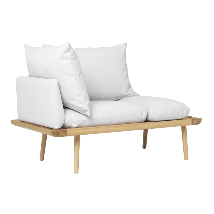 Lounge Around 1.5 Sitzer, Eiche / sterling von Umage