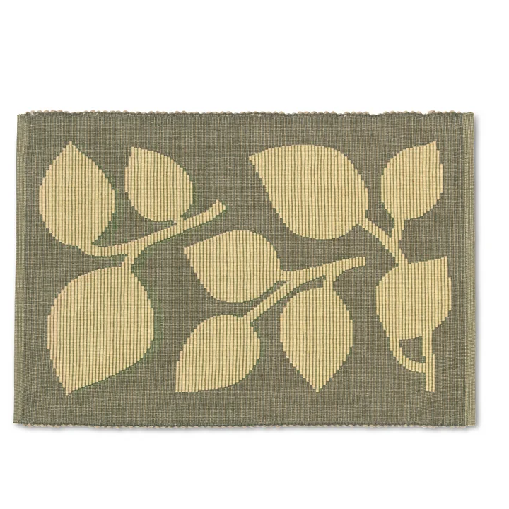 Tischset von Rosendahl in der Farbe grün / beige