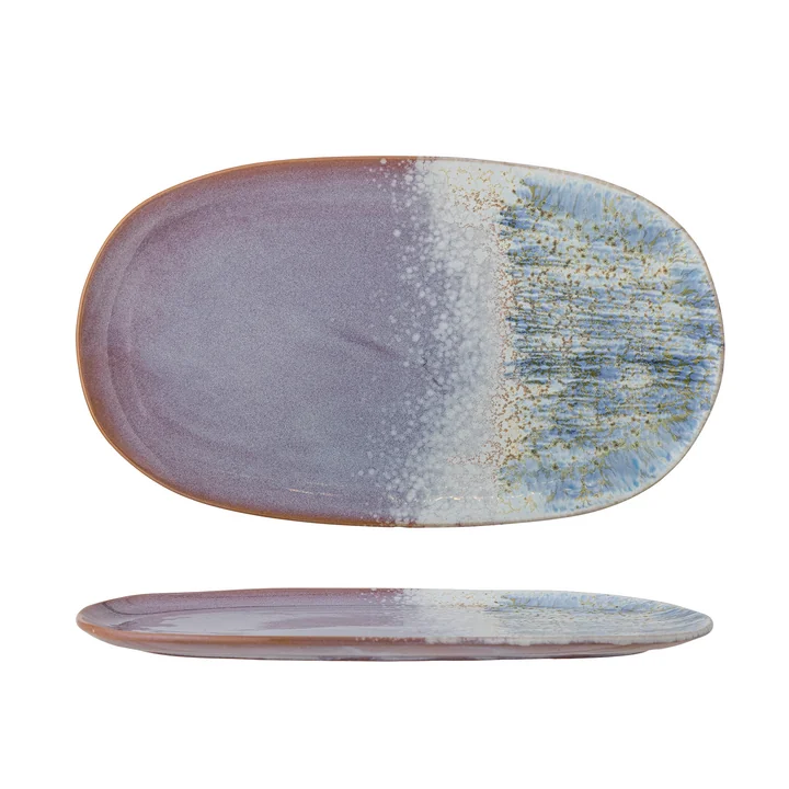 Bloomingville - Cloe Servierplatte, blau