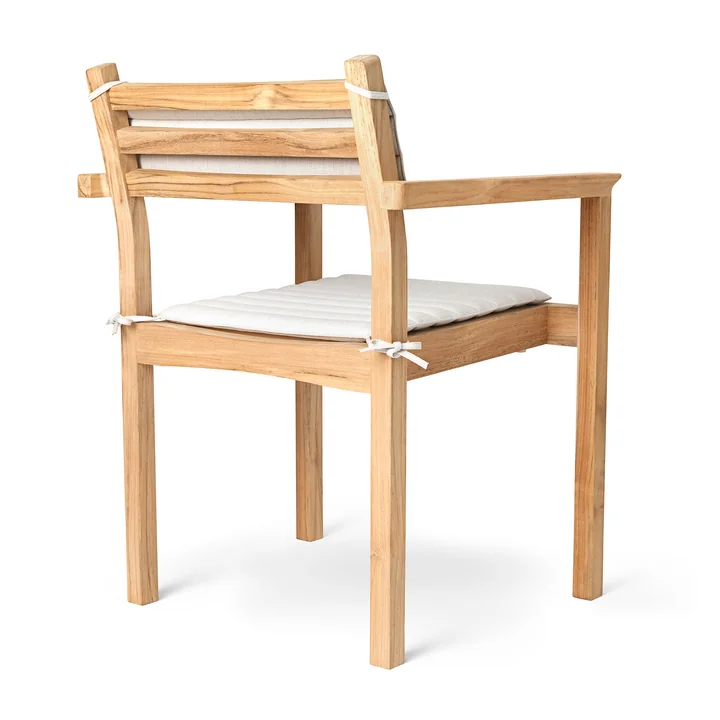 AH502 Garten Armlehnstuhl, Teak unbehandelt von Carl Hansen
