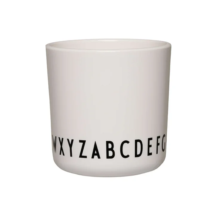Kids Basic Eco Becher von Design Letters in der Farbe weiß