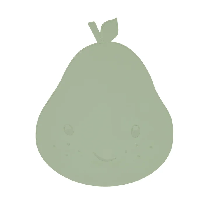 Tischset, Birne, grün von OYOY
