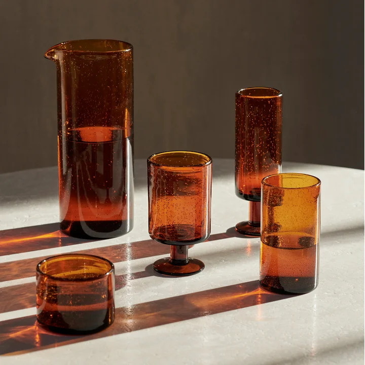 Ferm Living - Oli Kollektion, recycelt amber