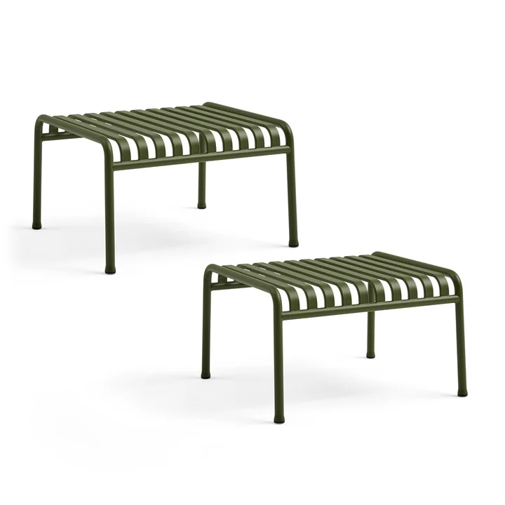 HAY - Palissade Ottoman, olive (2er Set)