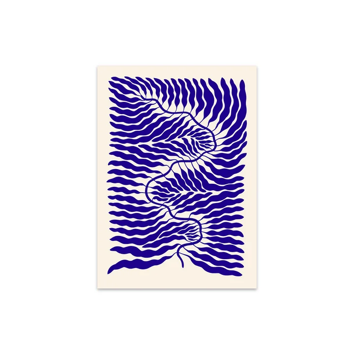 Little Blue von Linnéa Andersson, 30 x 40 cm von The Poster Club