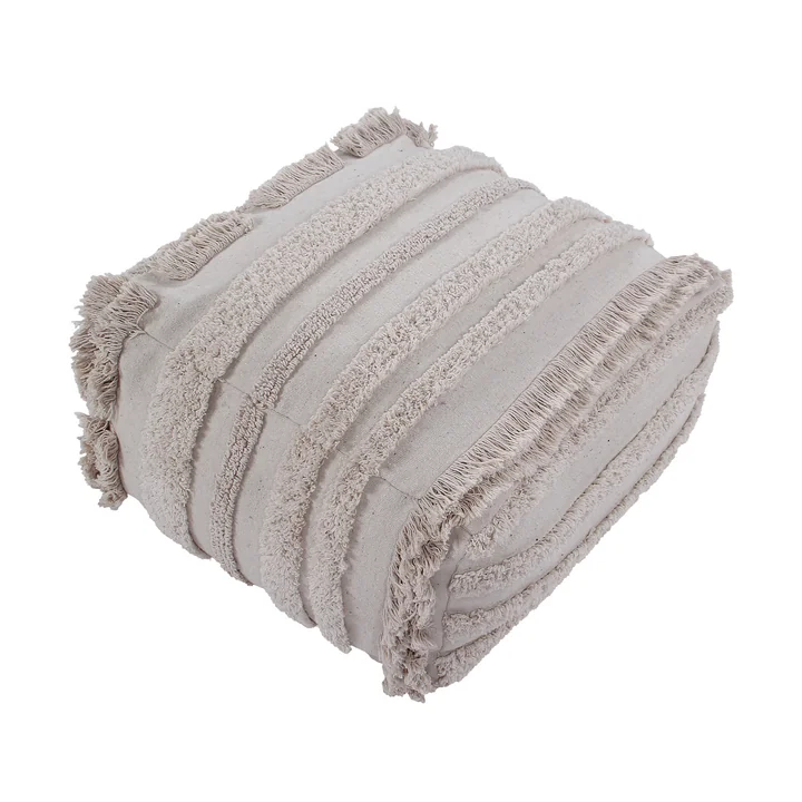 Early Hours Pouf, 54 x 54 cm, natur von Lorena Canals