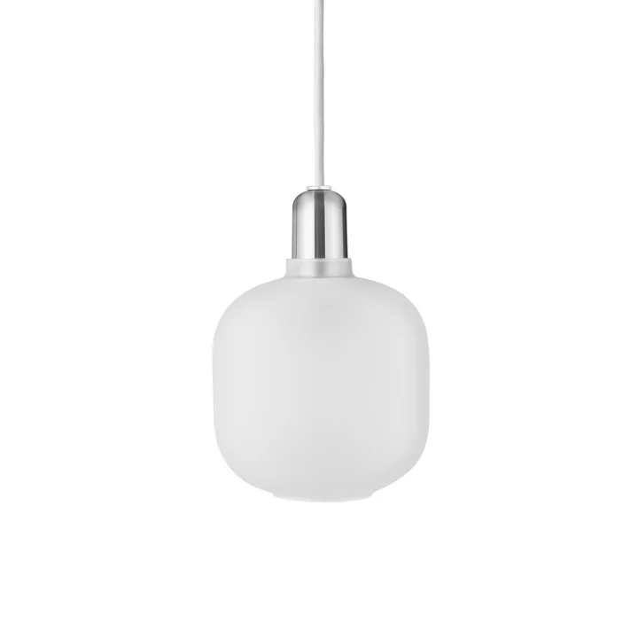 Normann Copenhagen - Amp Pendelleuchte small, weiß / Matt