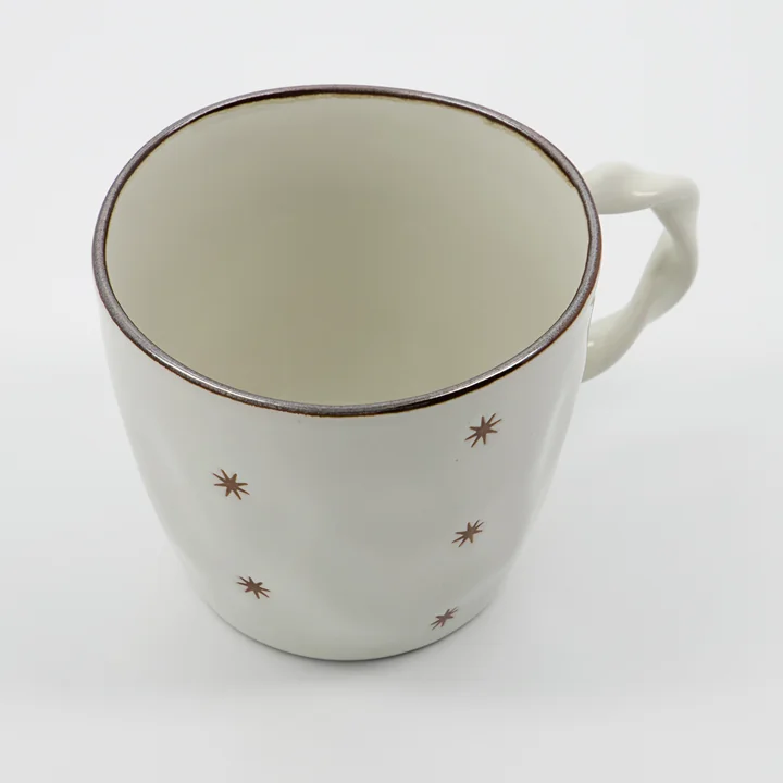 Starry Tasse von House Doctor in der Farbe weiß (2er-Set)