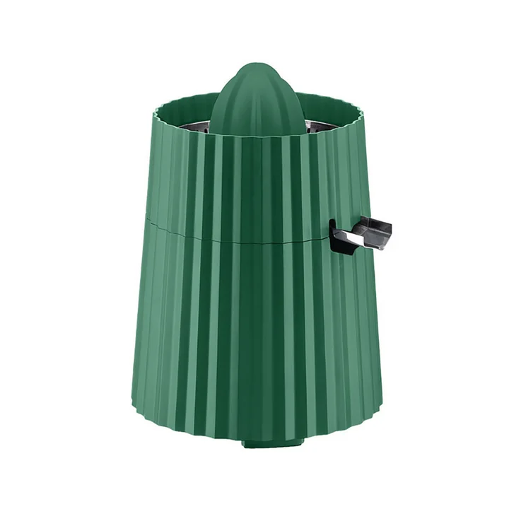 Plissé elektrische Zitronenpresse von Alessi in der Farbe grün