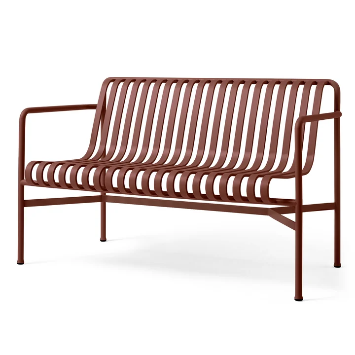 HAY - Palissade Dining Bench, iron red