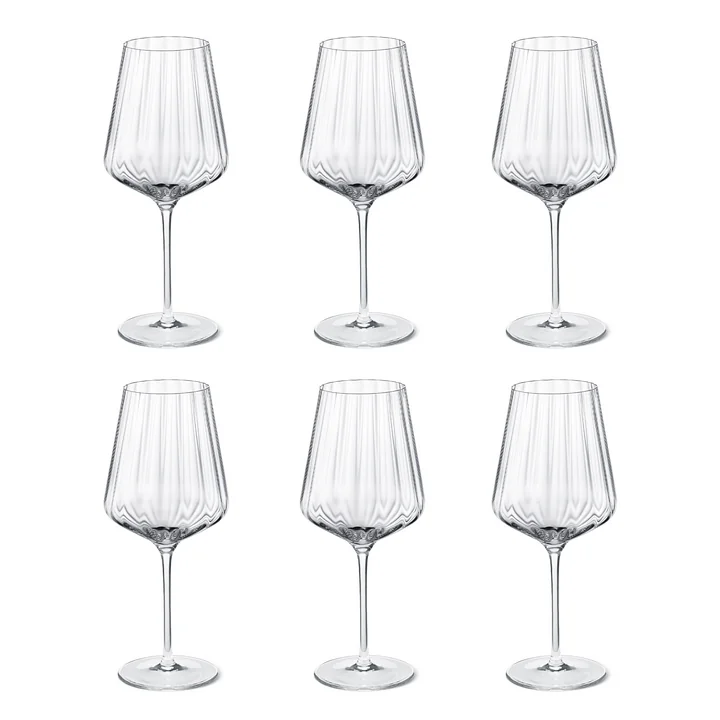 Bernadotte Weißwein Glas, 430 ml (6er-Set) von Georg Jensen