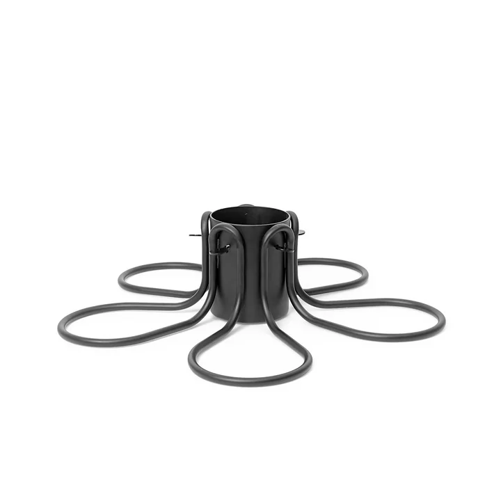 Flake Christbaumständer von Ferm Living in der Farbe schwarz