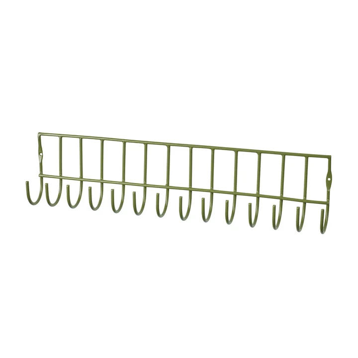 Broste Copenhagen - Maggie Wandgarderobe, 40 x 9,5 cm, army green
