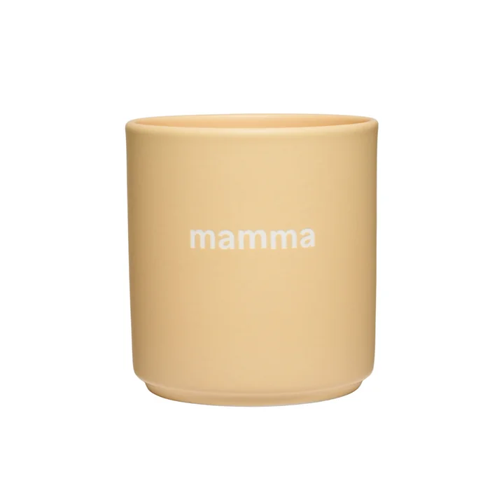 AJ Favourite Porzellan Becher, Mamma / solitary star von Design Letters