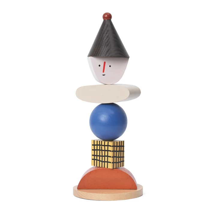 Ferm Living - Figure Stacking Blocks, multi