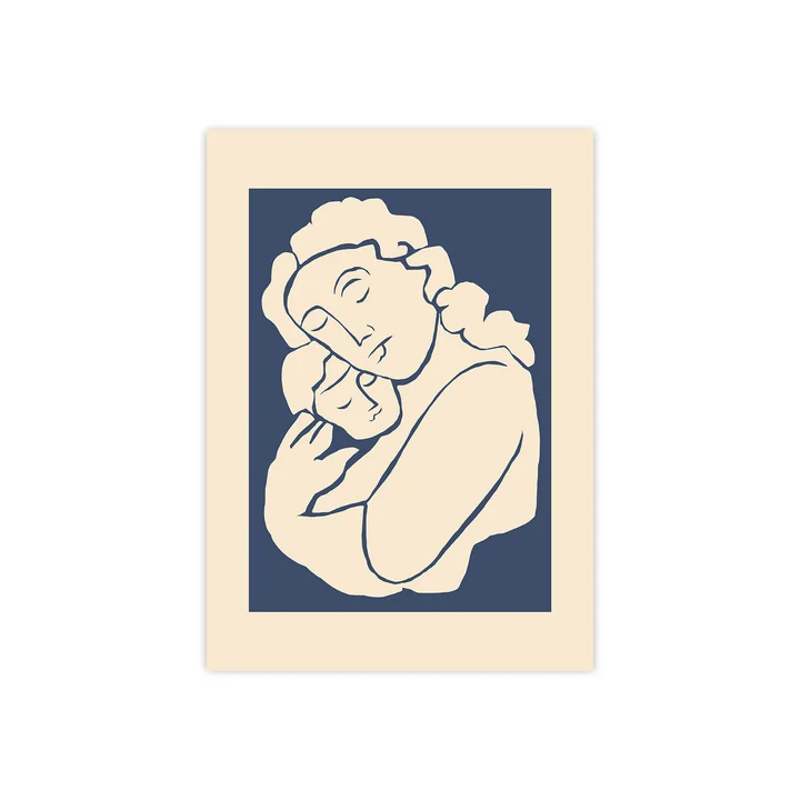 The Poster Club - Woman with Child von by Garmi, 40 x 50 cm