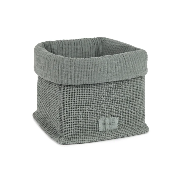 Nobodinoz - Wabi Sabi Körbchen, 18 x 20 cm, azure