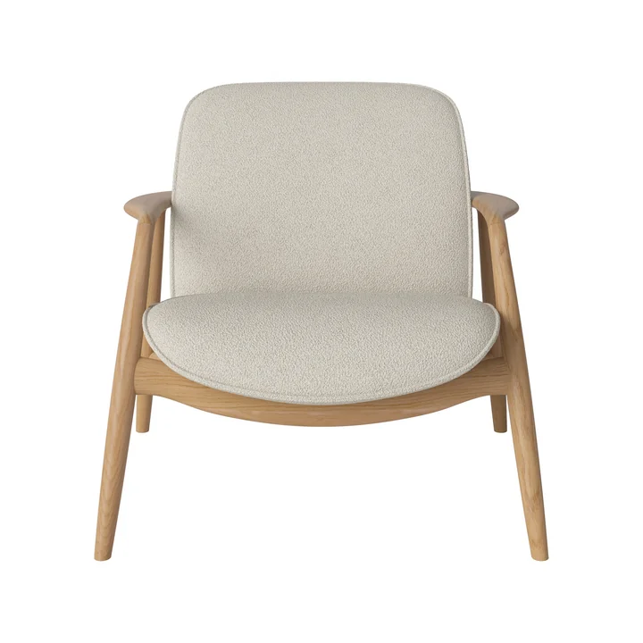 Bowie Sessel, Eiche geölt / Nantes hellbeige von Bolia