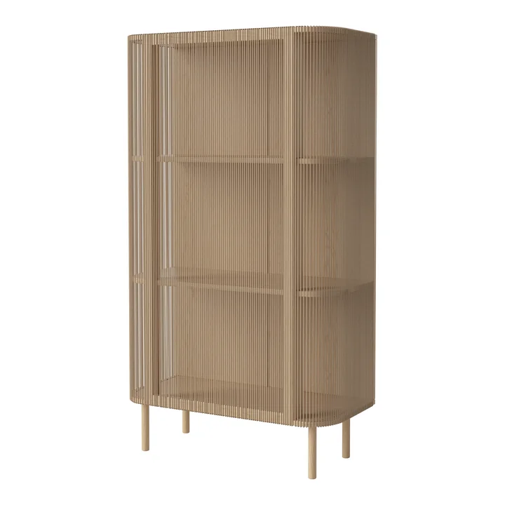 Cord Highboard, nature Cord, weiß pigmentiert Eiche / geölt von Bolia