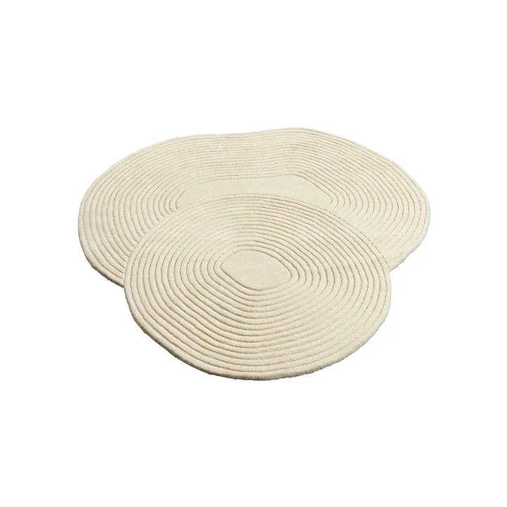 Zen Teppich 140 x 145 cm, creme von Bolia