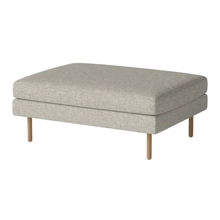 Scandinavia Pouf 100 x 70 cm, Eiche geölt / Nantes sand von Bolia