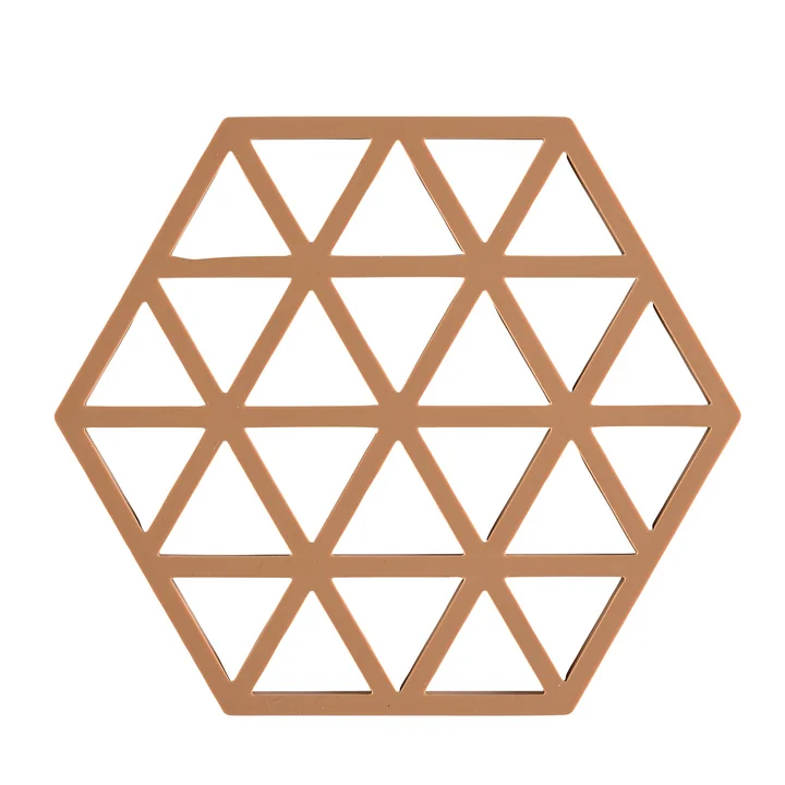 Zone Denmark - Triangle Untersetzer, 16 x 14cm, light terracotta